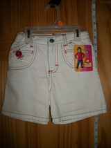 Riders Baby Clothes 4T Toddler White Denim Jeans Shorts Girl Jamie Lee B... - $8.54