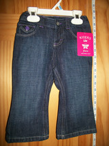 Riders Baby Clothes 18M Infant Blue Denim Jeans Pants Girl Amy Style Lee... - £11.38 GBP