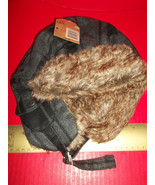Route 66 Men Clothes M/L Gray Plaid Winter Hat Cold Weather Faux Fur Tra... - $16.14