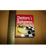 Scholastic Board Game Set Checkers And Backgammon Educational Activity B... - $7.59