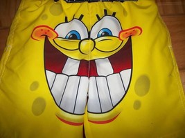 Spongebob Baby Clothes 12M Infant Sponge Bob Swim Suit Trunks Bathing Swimwear - £11.15 GBP