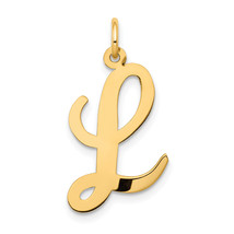 14k Large Script Letter L Initial Charm YC662L - £90.15 GBP