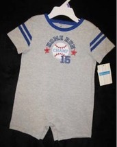 BOYS 6-9 MONTHS - Little Wonders - Home Run Champ Baseball #15 PLAYSUIT - $8.00