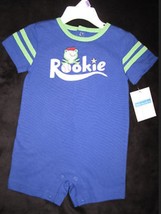BOYS 6-9 MONTHS - Little Wonders - Rookie Frog Baseball PLAYSUIT - $8.00