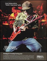 PRS Carlos Santana Signature Number 1 Supernatural guitar ad print - £2.86 GBP