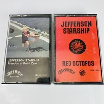 Jefferson Starship Cassette Tapes Red Octopus &amp; Freedom At Point Zero VTG Grunt - £7.64 GBP