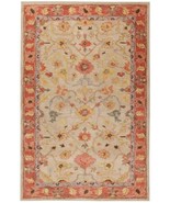 Handmade Elham Multi Beige Traditional Oriental Style Tufted 100% Wool A... - $424.13 CAD+
