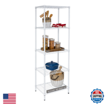 Honey-Can-Do 5-Tier Heavy Duty Adjustable Shelving Unit 250-Lb Per Shelf... - $136.40