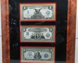 1899 Silver Certificate Series Set of Three Framed - £6,260.43 GBP