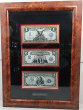 1899 Silver Certificate Series Set of Three Framed - £6,304.11 GBP