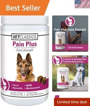 Pain Plus Dog Health Supplement - 120 Soft Chews for Joint Support &amp; Com... - $51.00