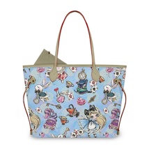 Princess and Bunny in Wonderland Leather Tote Handbag with Removable Coi... - £31.89 GBP