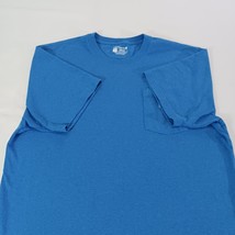 Carhartt K87 H72 Loose Fit Men's Blue Cotton Blend Short Sleeve T-Shirt Sz Large image 10