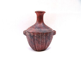 Greek Prehistoric Decorative Terracotta Vase - £31.97 GBP