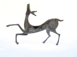 Ancient Greek Sculpture Geometric Bronze Deer - £50.21 GBP