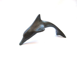 Greek Bronze Animal Dolphin, Metal Sculpture Dolphin - £23.59 GBP