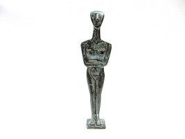 Bronze Cycladic Decorative Woman  Idol, Abstract form - $43.00