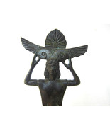 Bronze Woman statuette  Metal art sculpture Greek art - £59.01 GBP