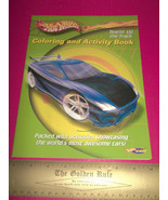 Hot Wheels Craft Book Art Tearin Track Paper Race Car Coloring Activity ... - £3.72 GBP