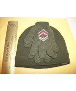 Joe Boxer Boy Clothes S/M Olive Patrol Military Hat Gloves Set Cold Weat... - $9.49