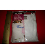 Joe Boxer Women Clothes Large Thermal Underwear Top White Crew Neck Shir... - $16.93 CAD