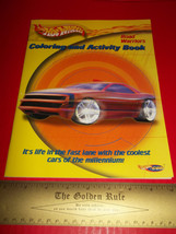 Hot Wheels Craft Book Art Road Warriors Paper Race Car Coloring Activity Toy Fun - £3.81 GBP