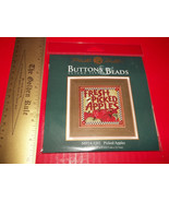 Craft Gift Mill Hill Kit Button Bead Fresh Picked Apples Counted Cross S... - $269.84 MXN