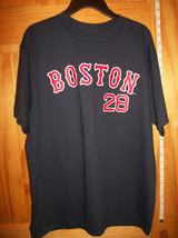 MLB Boy Clothes 18/20 Boston Red Sox Baseball Youth Gonzalez 28 Tee Shir... - £10.59 GBP