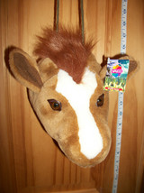 Toy Gift Nanco Purse Plush Pony Horse Stuffed Animal Handbag Accessory Tote Bag - £11.20 GBP