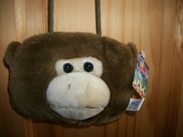 Toy Gift Nanco Plush Purse Monkey Stuffed Animal Handbag Girl Accessory Ape Tote - £11.20 GBP