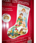 Craft Holiday Needle Treasures Kit Christmas Pageant Stocking Cross Stit... - $539.88 MXN