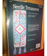 Craft Gift Needle Treasures Kit Fleur De Lis Bleu Bellpull Needlepoint D... - $629.89 MXN