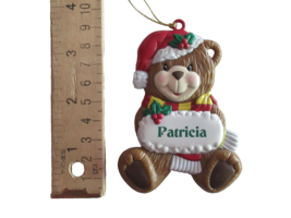 Personalized PATRICIA Stravina 2003 Christmas Ornament Teddy Bear Gift H... - $159.18 MXN