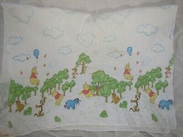 Winnie the Pooh Baby Blanket Vintage Cotton Flannel Tigger Eeyore Piglet Gopher - £39.56 GBP