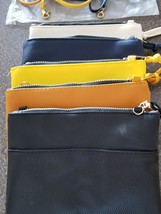 Five (5) ~ Coerni Brand ~ Crossbody Bags ~ Black ~  Yellow ~ Beige ~ Tan... - $37.40