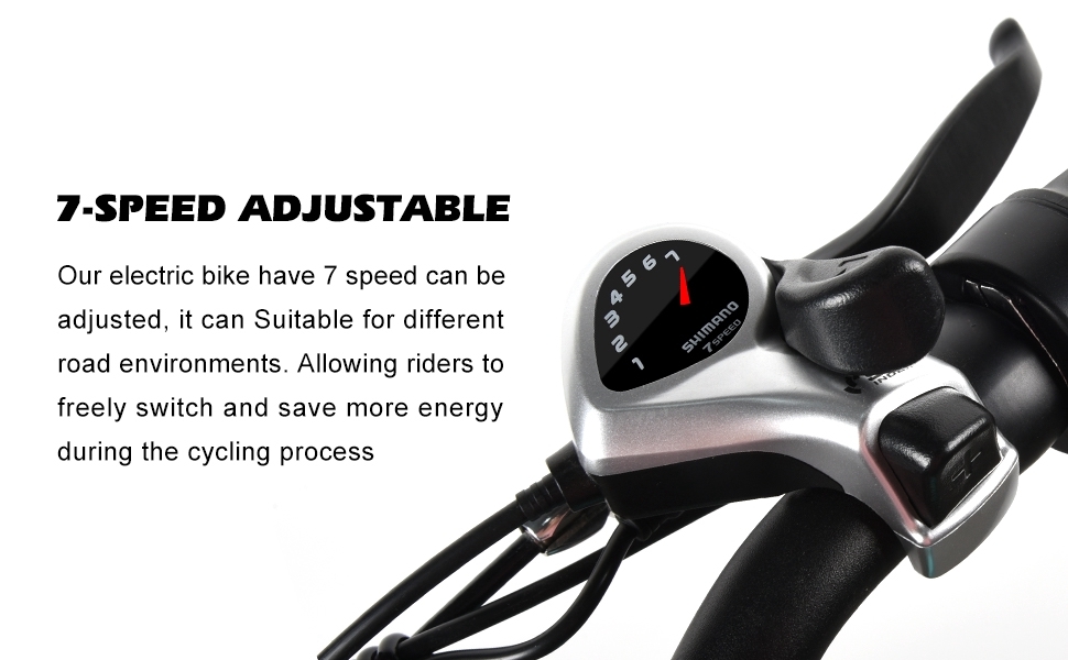 ELEVIO ELEVIO Electric Bicycles for Adults - 20" Fat Tire Electric Mountain Bicy Item image 9