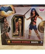 Wonder Woman Justice League 3-Piece Cosplay Wedge Boots SIZE 7 - $3,598.38 MXN