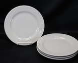 GFS Luncheon Dinner Plates Restaurant Ware Embossed Swirl 9&quot; Lot of 4 - £33.59 GBP