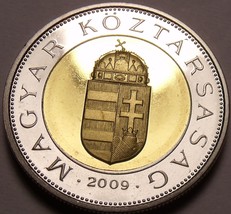 Rare Bi-Metal Proof Hungary 2009-BP 100 Forint~Only 5,000 Minted In Budapest~F/S - £23.72 GBP