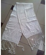 OLD VINTAGE HANDCRAFTED TRADITIONAL FOLK SCARF-WEAVING LOOM-COTTON-100 Y... - $128.70