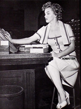 Marilyn Monroe Rare Pin Up Poster Hard At Work In Library Photo Great Shot!! - £6.19 GBP