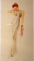 Alberto Vargas Pin-up Girl OOPS! He gave her 6 Fingers! Sexy Evening Gow... - $9.89