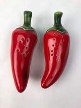 Rare Vintage Red Hot Chili Pepper Salt and Pepper Shakers spicy * FSTSHP - £12.78 GBP