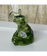 Lenox Fenton Fern Elephant Hand Painted Green Figurine Signed - $49.95