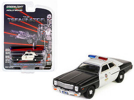1977 Plymouth Fury Black &amp; White Metropolitan Police The Terminator 1984... - $18.84