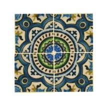 Blue Green Light Ornamental Floor Tile 2X2 Construction Minifigure Packs - $3.86