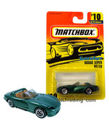 Year 1996 Matchbox Super Fast 1:64 Die Cast Car #10 Dark Green DODGE VIP... - £19.97 GBP