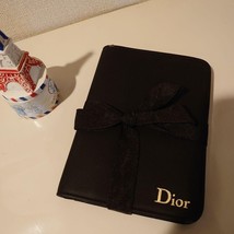 Christian Dior Novelty Ring Notebook with Pencil BLACK NOTE - £38.62 GBP