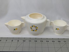 Fisher Price 681 Tea Set Pot Creamer Sugar Dish Replacement - £8.72 GBP