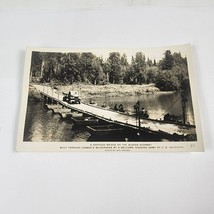 Postcard A Pontoon Bridge On The Alaska Highway In Canada&#39;s Wilderness RPPC - £7.41 GBP